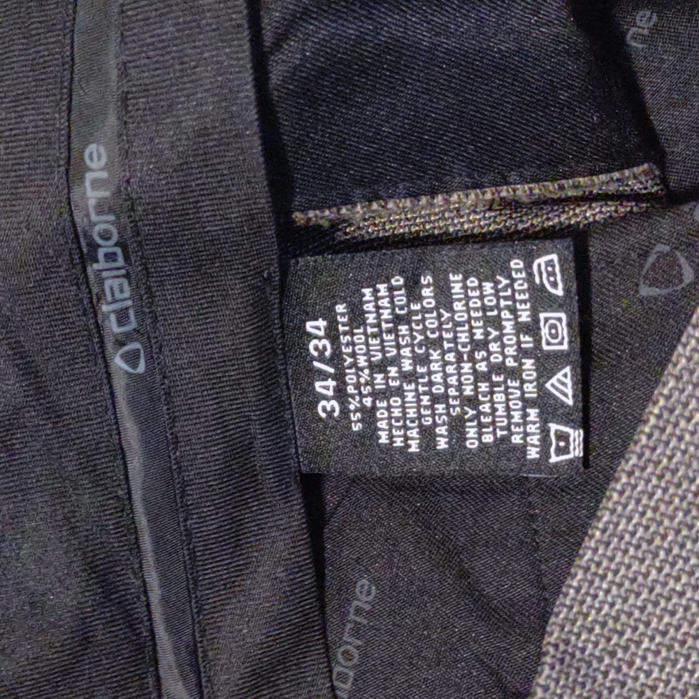 Claiborne | Dress Pants (stain, Check Pictures) - Picture 7 of 7